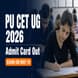 PU CET UG 2026 Admit Cards Out; Exam on May 10 for B.Sc & B.Pharm